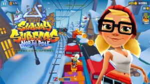 SUBWAY SURFERS GAMEPLAY PC HD 2023 - NORTH POLE - JAKE JINGLES BOARD