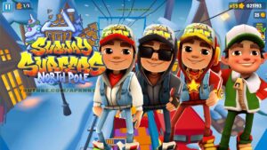 SUBWAY SURFERS GAMEPLAY PC HD 2023 - NORTH POLE - JAKE+DARK+STAR+ELF JAKE