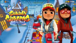 SUBWAY SURFERS GAMEPLAY PC HD 2023 - NORTH POLE - JAKE+FESTIVE JAKE
