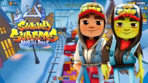 SUBWAY SURFERS GAMEPLAY PC HD 2023 - NORTH POLE - JAKE+ZOMBIE JAKE