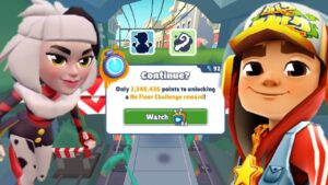 SUBWAY SURFERS LONDON 2023 : NO FLOOR CHALLENGE! GAMEPLAY TILL SEE A WATCH AD- JAKE  and VIVIENNE!