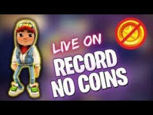 SUBWAY SURFERS NO COIN AO VIVO | BATENDO RECORD!!!