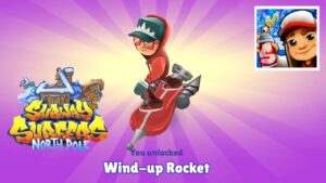 SUBWAY SURFERS NORTH POLE 2023 : UNLOCKING WIND-UP ROCKET BOARD