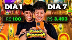 SUBWAY SURFERS QUE PAGA! TESTEI DURANTE 7 DIAS?! SUBWAY PAY