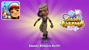 Season Hunt Reward - Alia Sneaky Blinders - Subway Surfers London 2023 - Daily login Snowflake