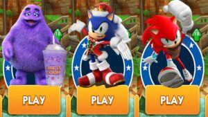 Snowdrift Sonic vs Grimace Shake Rush vs Fire Sonic Boom Subway Surfers vs All Bosses Zazz Eggman