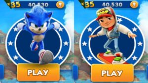 Sonic Dash vs Subway Surfers - Movie Sonic vs All Bosses Zazz Eggman - All 61 Characters Unlocked
