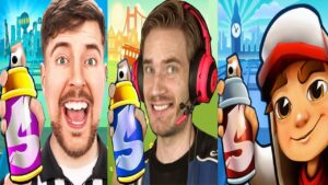 Subway Surfers London 2023 vs MrBeast vs Pewdiepie Run Gameplay HD