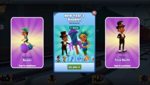 Subway Surfers North Pole 2023 New Year Bundle by Time Travel in Subway Surfers North Pole 2023