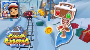 Subway Surfers North Pole 2023 Xmas Challenge Subway City Xmas - Glacier Board