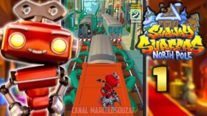 Subway Surfers Polo Norte 2023 GAMEPLAY COMPLETO SEM HACK #1