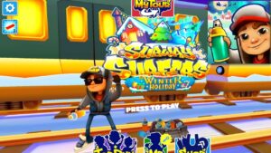 Subway Surfers - Trailer Gameplay PC 480p Part 117 - Winter Holiday 2023 Jake Dark Outfit (Android)