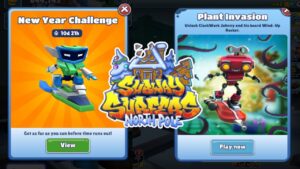 Subway Surfers Upcoming New Year Challenge vs Plant Invasion Challenge Subway Surf North Pole 2023