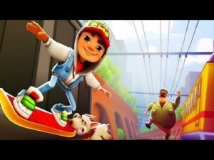 Subway Surfers music race funny iOS Android mobile gameplay by Tom pagol