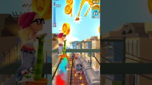 🤣 Subway surfers 💞 Best Flying Moment 🤩🔥🔥 #subwaysurfers #gamecity #short #subwaysurfers2023