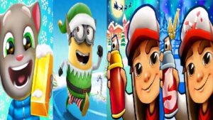 Talking Tom Gold Run VS Despicable Me - Minion Rush VS Subway Surfers Christmas 2019 VS 2023