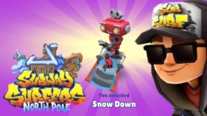 UNLOCKING SNOW DOWN BOARD ON SUBWAY SURFERS NORTH POLE 2023