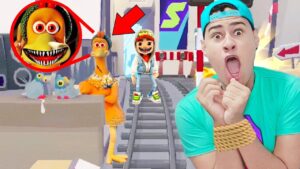Encontrei a GINGER de FUGA DAS GALINHAS no SUBWAY SURFERS... (Será??)