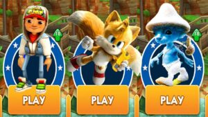 Movie Tails vs Smurf Cat Mushroom Run vs Subway Surfers Bob The Blob vs All Bosses Zazz Eggman