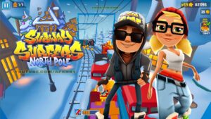 SUBWAY SURFERS GAMEPLAY PC HD 2023   NORTH POLE   JAKE DARK OUTFIT +TRICKY