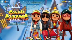 SUBWAY SURFERS GAMEPLAY PC HD 2023 - NORTH POLE - JAKE+DARK+STAR+FESTIVE JAKE