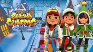SUBWAY SURFERS GAMEPLAY PC HD 2023 - NORTH POLE - JAKE+ELF JAKE+ELF YUTANI