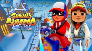 SUBWAY SURFERS GAMEPLAY PC HD 2023 - NORTH POLE - JAKE+SUPER JAKE