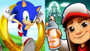 Sonic Dash - Espio VS Subway Surfers - Spike Rock Outfit | Double iOS Android Gameplay