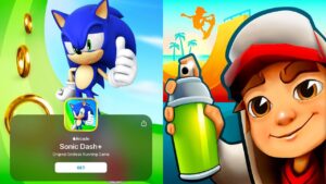 Sonic Dash - My Melody VS Subway Surfers - King | Double iOS Android Gameplay