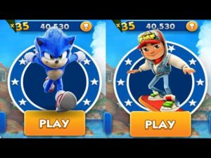 Sonic Dash vs Subway Surfers - Movie Sonic vs All Bosses Zazz Eggman - All 61 Characters Unlocked