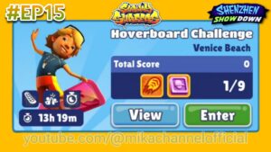 Subway Surfers Gameplay #EP15 - Hoverboard Challenge in Venice Beach - Full Gameplay with Darryl 🏖️