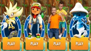 Super Silver vs Subway Surfers vs Vlad & Niki Run vs Smurf Cat Run vs All Bosses Zazz Dr.Eggman