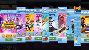 All Upcoming Bundles of Subway Surfers World Tour Vegas Queen 2024 by Time Travel Subway Surfer 2024