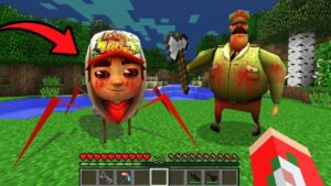 FUI PERSEGUIDA PELO JAKE E O INSPETOR NO SUBWAY SURFERS NO MINECRAFT