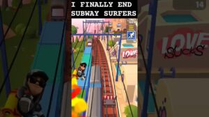 I FINALLY END😱THE SUBWAY SURFERS😱WORLD RECORD😱#TRENDING SHORT#