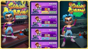 New Subway Surfers Marathon Challenge Haunted Hood vs Cambridge Halloween #subwaysurfers