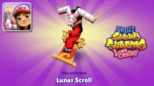 Season Hunt Reward - Lunar Scroll - Subway Surfers Greece Love Odyssey 2024