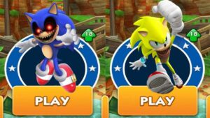 Sonic.exe vs Super Sonic Boom from Subway Surfers All Stars vs All Bosses Zazz Eggman All Characters