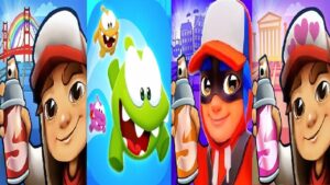 Subway Surfers Greece VS San Francisco VS Copenhagen 2022 VS 2024 Om Nom Run Walkthrough Gameplay HD