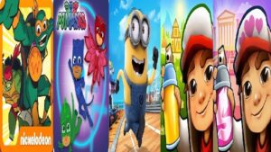 Subway Surfers Greece VS Zurich VS PJ Masks: Super City Run Minion Rush Rise of the TMNT Ninja Run