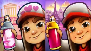 Subway Surfers Valentine's Day 2024 Greece VS Subway Surfers Valentine's Day 2018 Paris