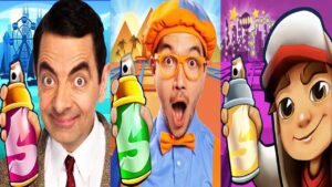 Subway Surfers Vegas Queen 2024 Jake Dark vs Blippi Blippi Run vs Mr Bean Jungle Rush Gameplay HD