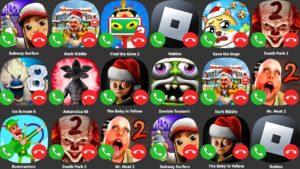Subway Surfers,Dark Riddle,Find the Alien 2,Roblox,Save the Doge,Death Park 2,Ice Scream 8