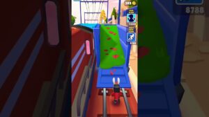 Subway surfers game play with rabbite#subwaysurfersshorts#trandingshorts