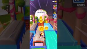 Subway surfers gameplay video #subwaysurf #subwaysurfers #cartoon #spiderman #youtubeshorts
