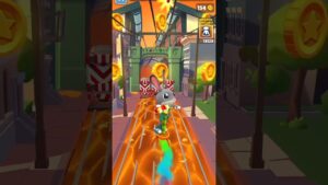 FLOOR IS LAVA Challenge in Subway Surfers! Can You Survive? #shorts #قصيرة #cortos #شورتس #gameplay