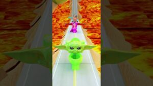 Giant SHREK's Hand vs MrBeast - Subway Surfers - Gummy Bear