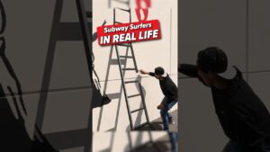 If Subway Surfers was in real life 🛹🎨