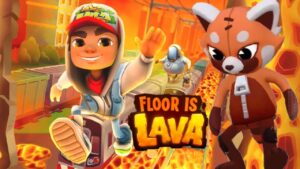 SUBWAY SURFERS EASTER IRELAND : THE NEW LAVA FLOOR CHALLENGE! RED PANDA