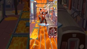 SUBWAY SURFERS FLOOR IS LAVA #subwaysurfers  #subway #games #remix #shorts